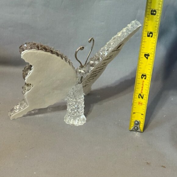 Butterfly Figurine Thomas Kinkade Bradford Exchange Gardens Paradise Vtg Hope - Picture 3 of 5